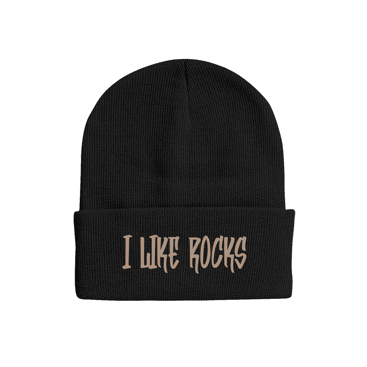 I Like Rocks Beanie v2